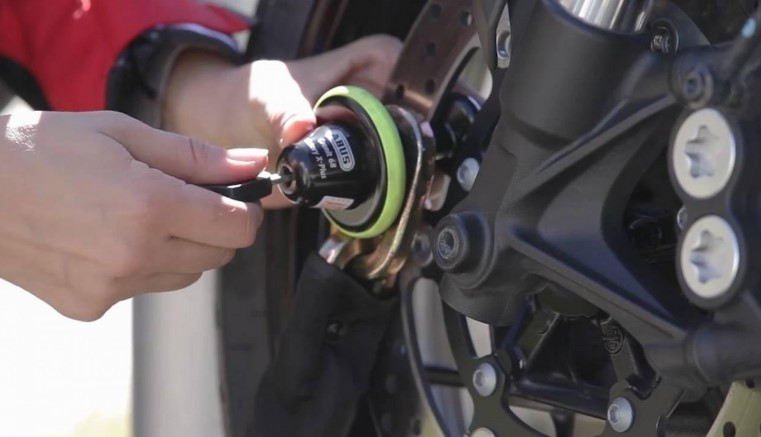 Мотозамок с цепью ABUS 68/12KS120 Granit Victory Yellow (447433)