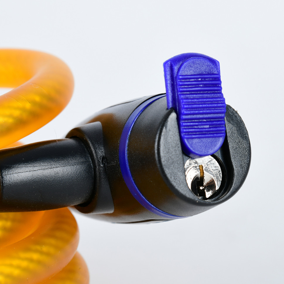 Трос противоугонный Oxford Cable Lock 12mm x 1800mm Gold (OF248)