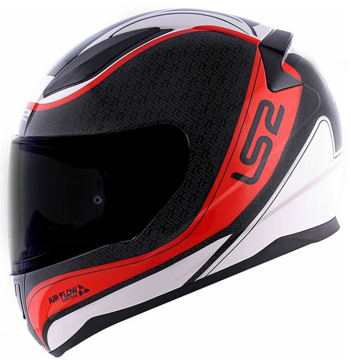 Мотошлем LS2 FF353 Rapid Deeper White/Black/Red