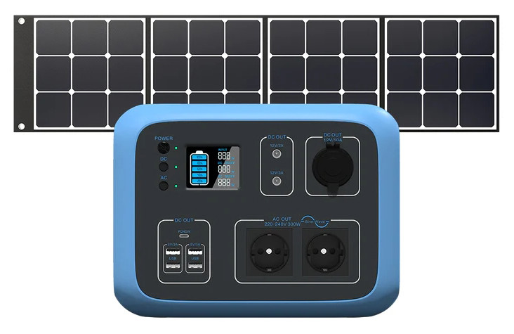 Портативная станция BLUETTI PowerOak AC50S Blue (500 Вт·ч / 300 Вт)