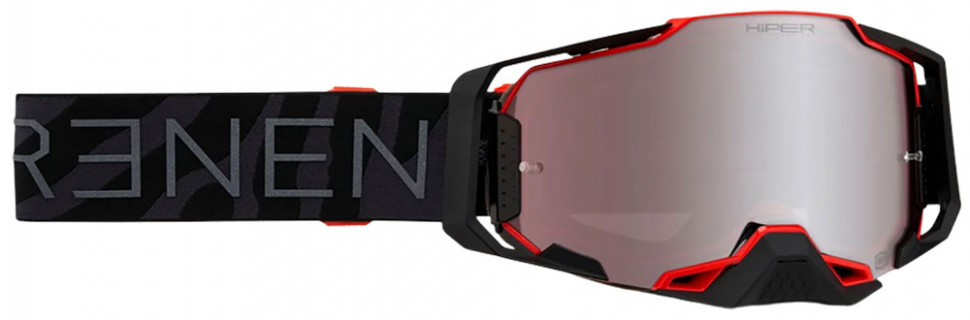 Мото очки 100% Armega Goggle Hiper Blacktail Mirror Lens Silver (50721-404-03)