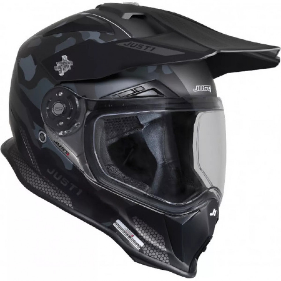Мотошолом Just1 J14-F Elite Camo Titanium