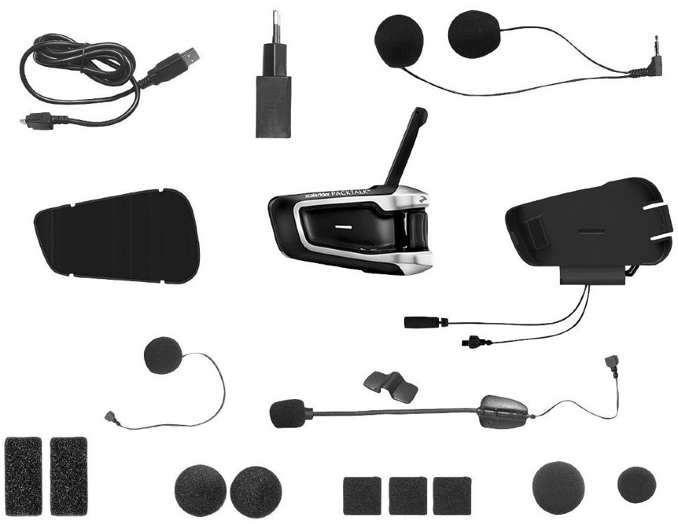 Мотогарнитура Cardo Scala Rider PackTalk (SRPT0012 Single)