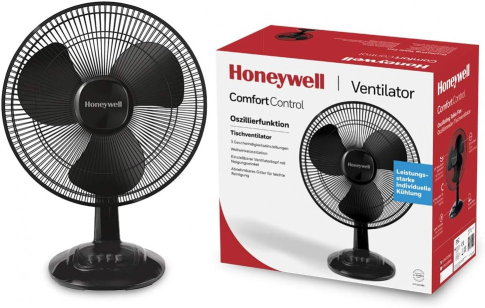 Вентилятор настільний Honeywell Comfort Control HTF1220BE