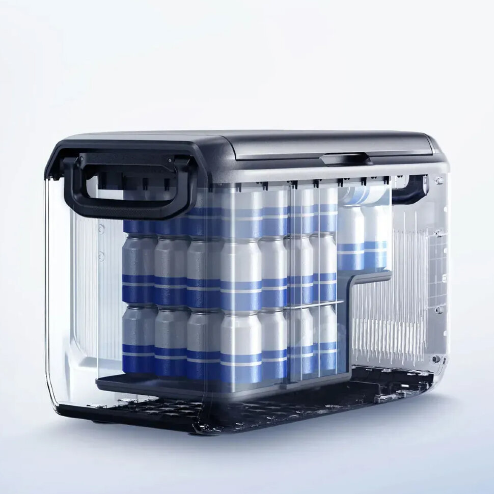 Холодильник Ecoflow Glacier 55L с аккумулятором (EFGLACIER55L-EU-NBOX/ZYDBX100-EB)