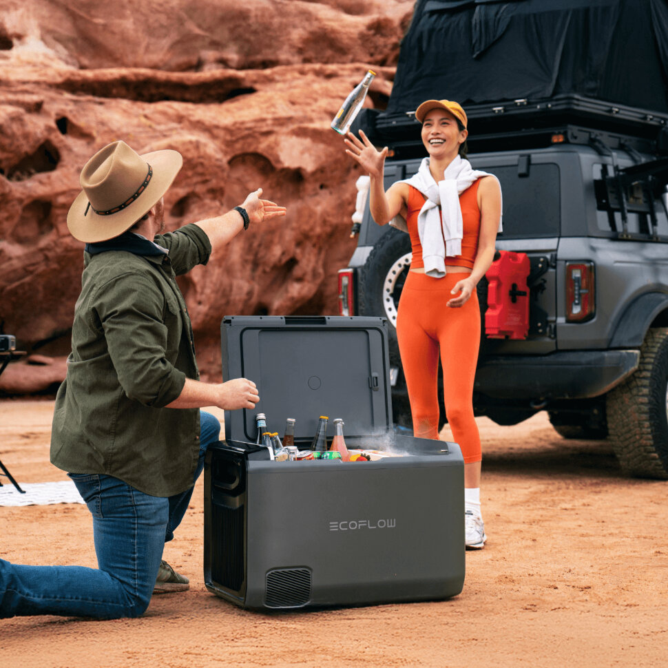 Холодильник Ecoflow Glacier 55L с аккумулятором (EFGLACIER55L-EU-NBOX/ZYDBX100-EB)