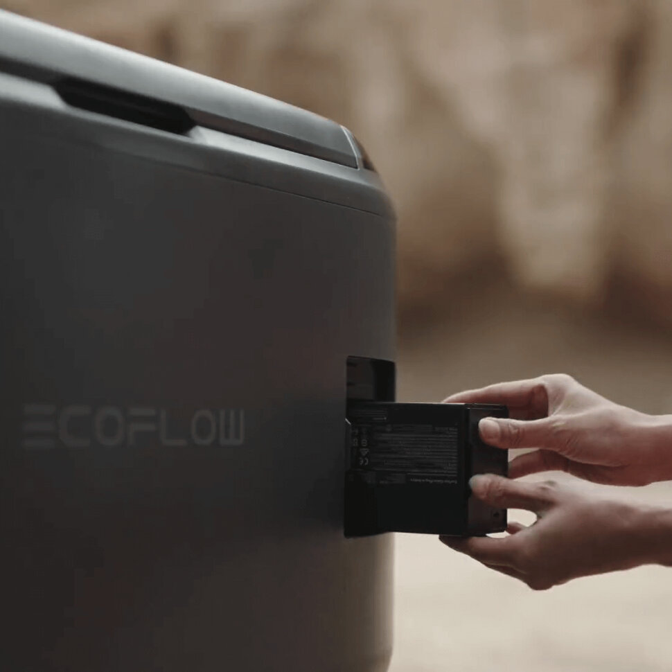 Холодильник Ecoflow Glacier 55L с аккумулятором (EFGLACIER55L-EU-NBOX/ZYDBX100-EB)