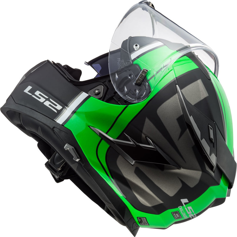 Мотошлем LS2 FF327 Challenger Randy Matt Black/Green
