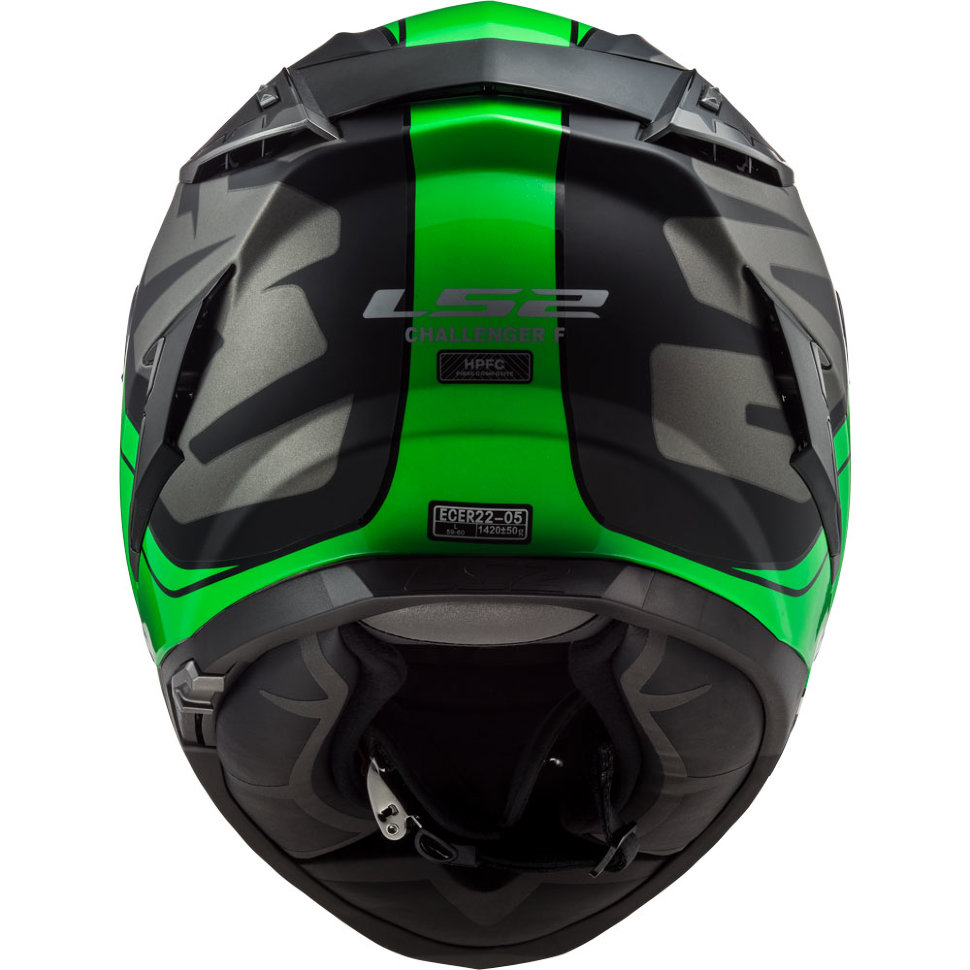 Мотошлем LS2 FF327 Challenger Randy Matt Black/Green