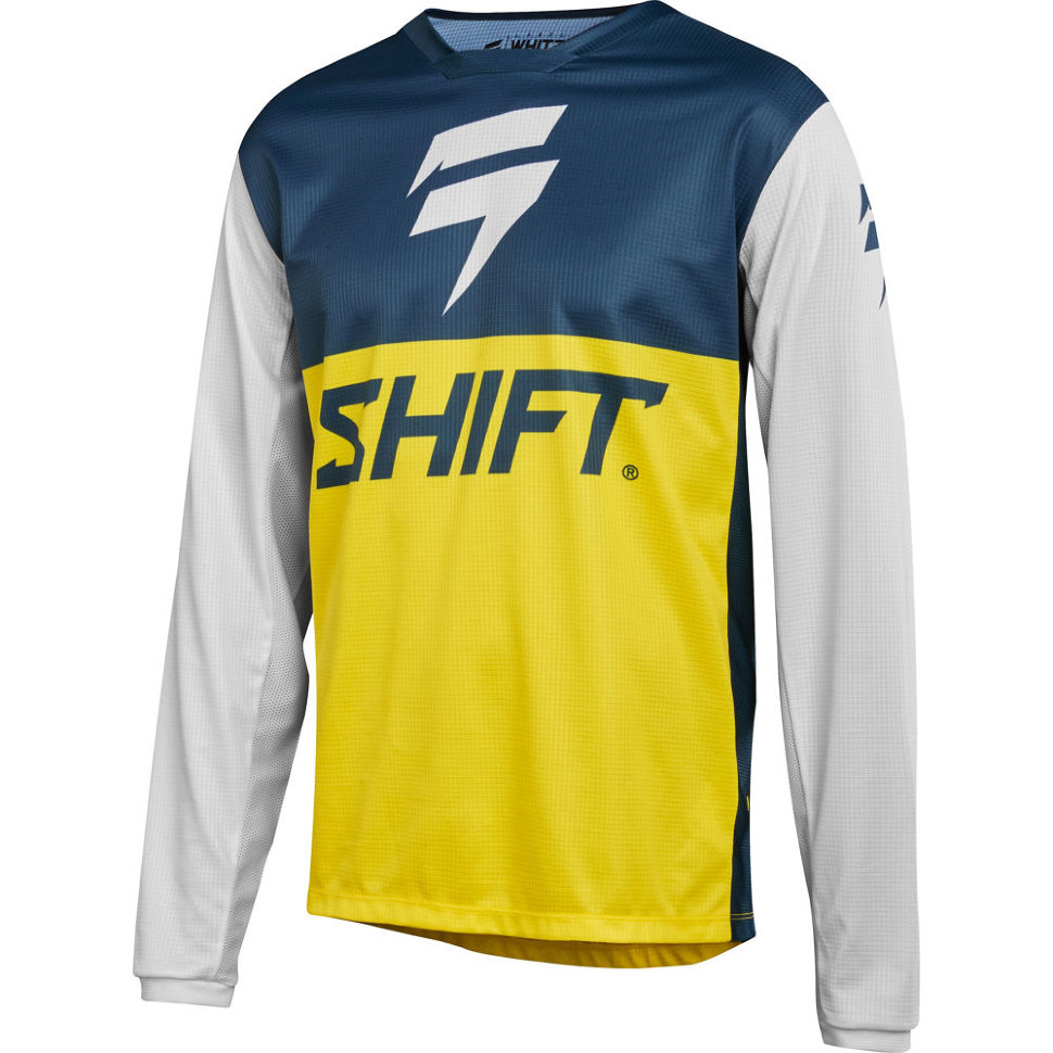 Мото джерси Shift Whit3 Label GP LE Jersey Navy/Yellow