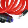 Трос противоугонный Oxford Cable Lock 12mm x 1800mm Red (OF249)