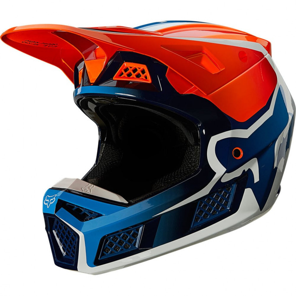 Мотошлем FOX V3 RS Wired Helmet Flo Orange