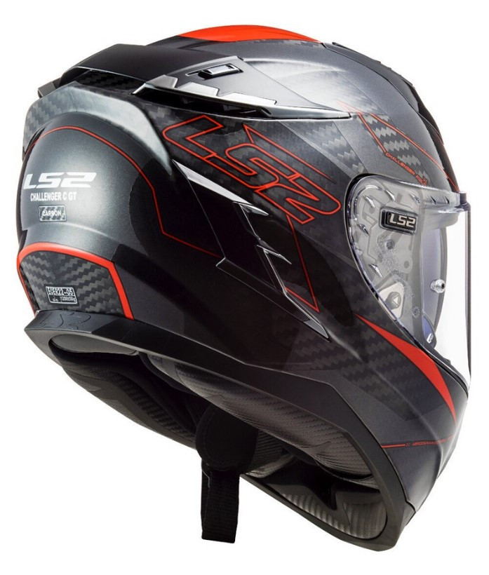 Мотошлем LS2 FF327 Challenger CT2 Fold Gloss Red