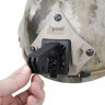 Кріплення на тактичний шолом з виносом NVG для GoPro / DJI / SJCAM (чорний)