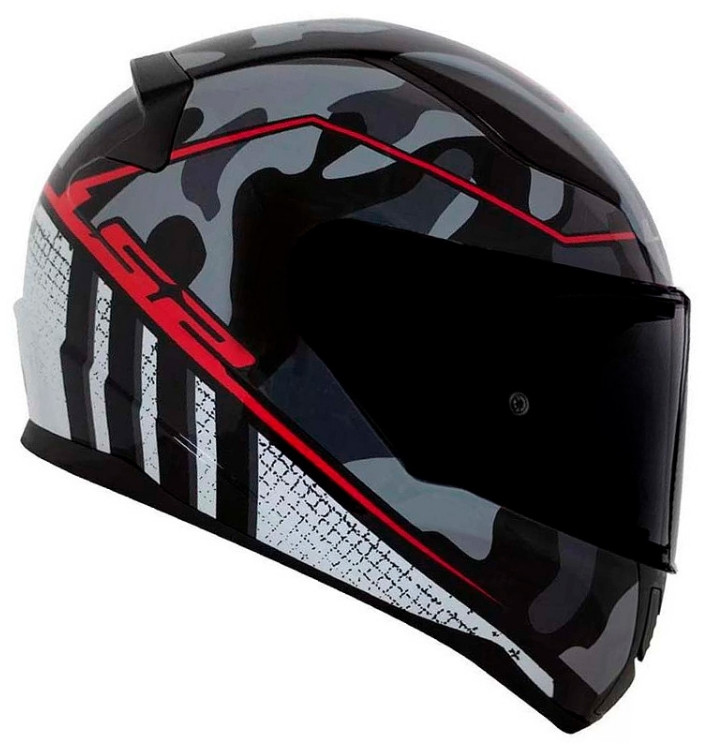 Мотошлем LS2 FF353 Rapid Bravado Black/Red 