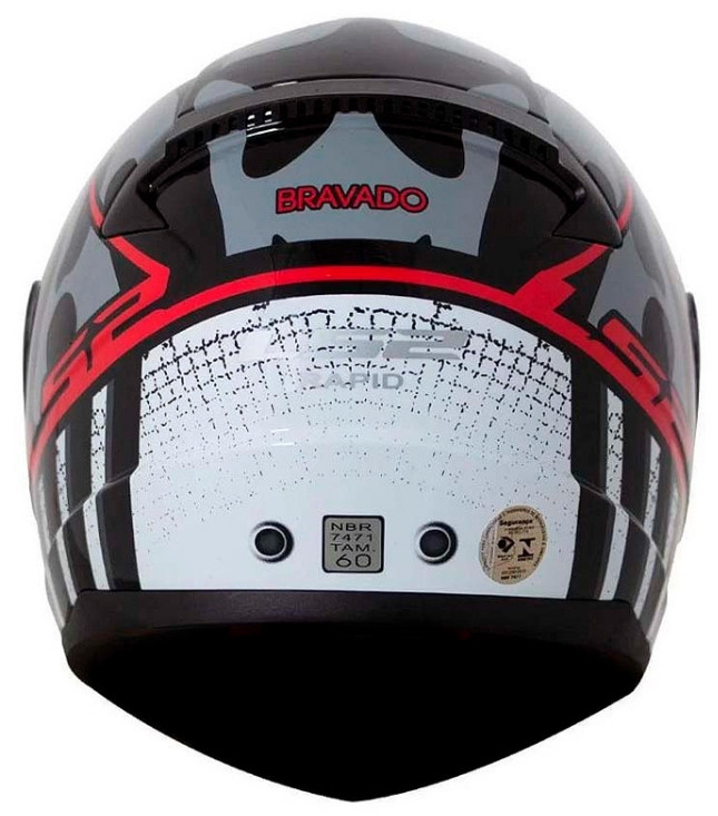 Мотошлем LS2 FF353 Rapid Bravado Black/Red 