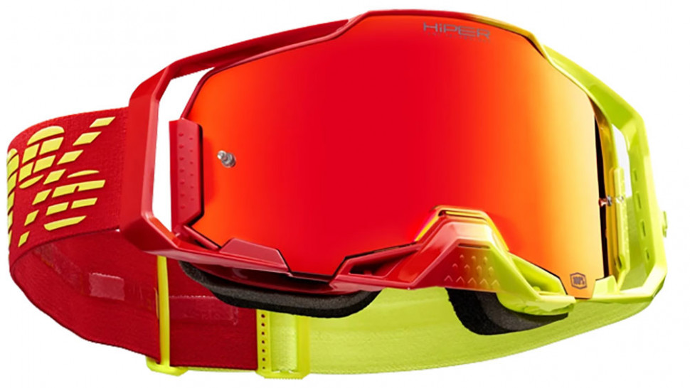 Мото очки 100% Armega Goggle Hiper Renen Mirror Lens Silver (50721-412-01)