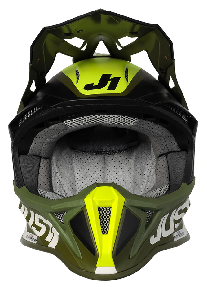 Мотошлем Just1 J18 Pulsar Army Green/Black/White