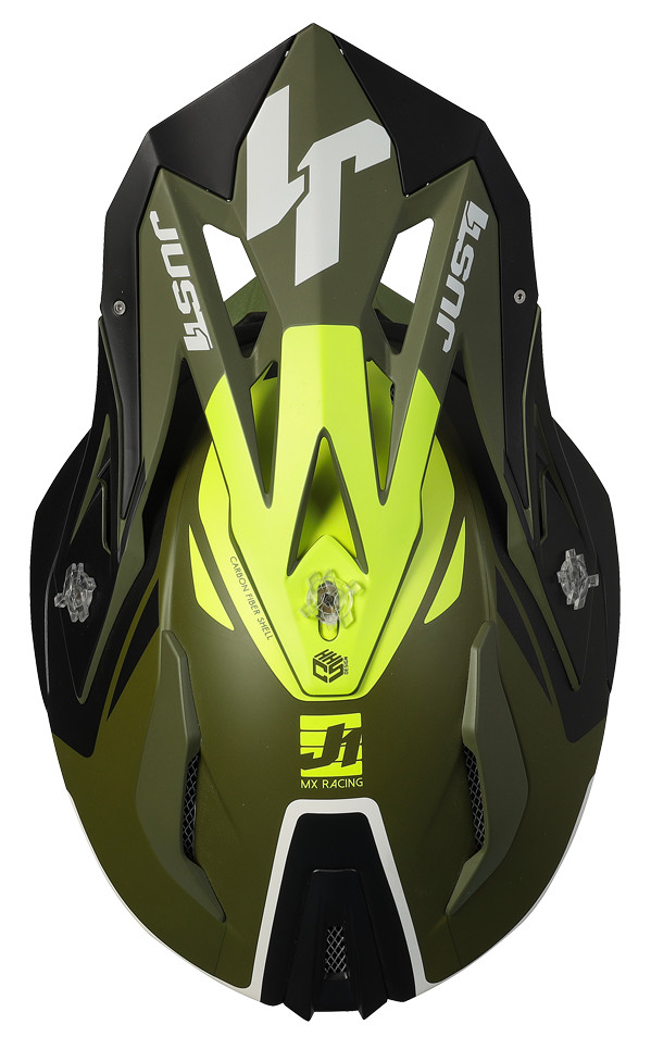 Мотошлем Just1 J18 Pulsar Army Green/Black/White