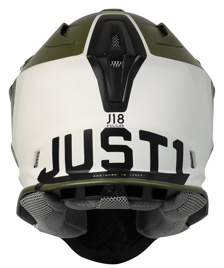 Мотошлем Just1 J18 Pulsar Army Green/Black/White