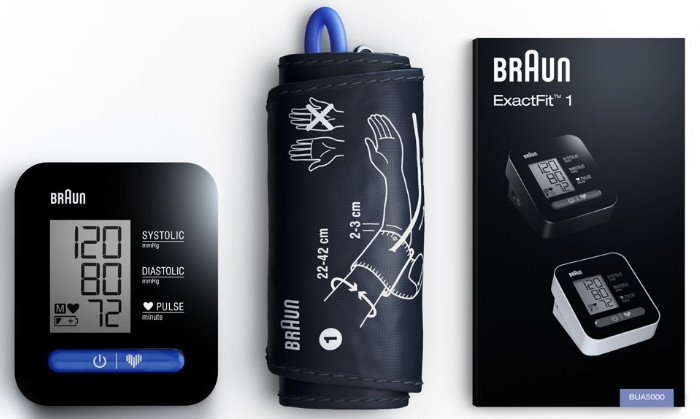 Професійний автоматичний тонометр Braun BPM ExactFit 1 BUA5000EUV1 BUA5000EU/MY20