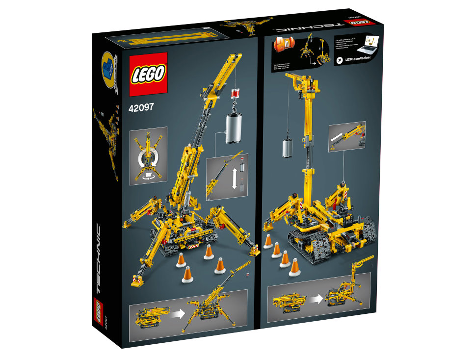 Конструктор Lego Technic: компактный гусеничный кран (42097)