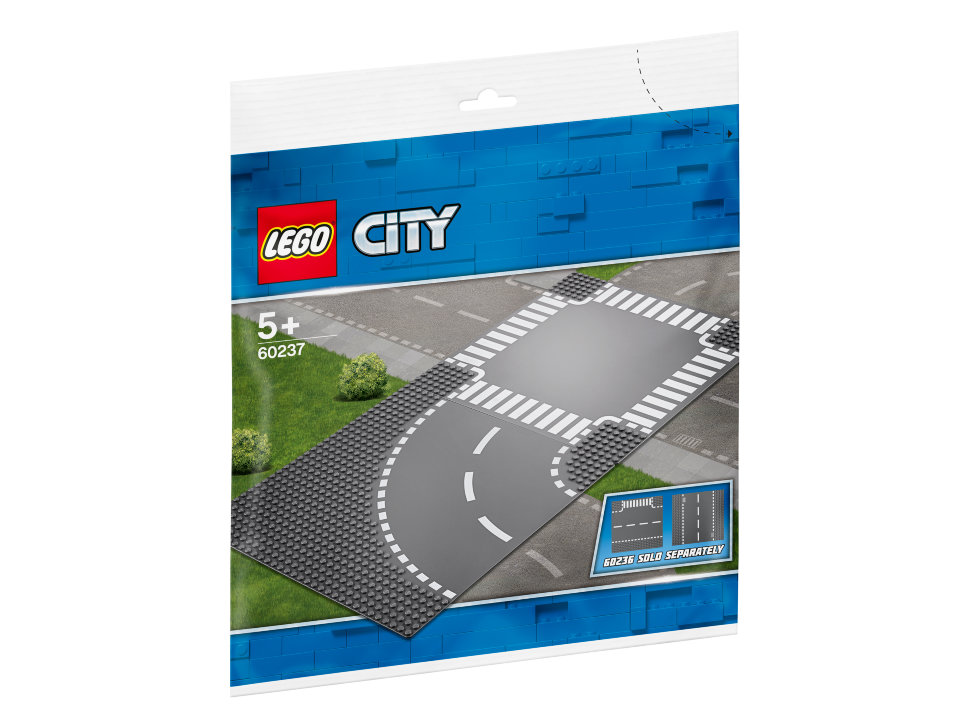 Конструктор Lego City: Поворот и перекрёсток (60237)