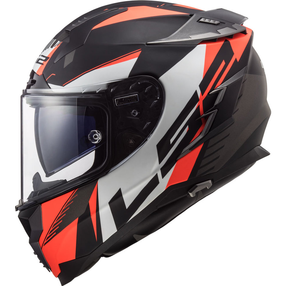 Мотошлем LS2 FF327 Challenger Squadron Matt Fluo Orange