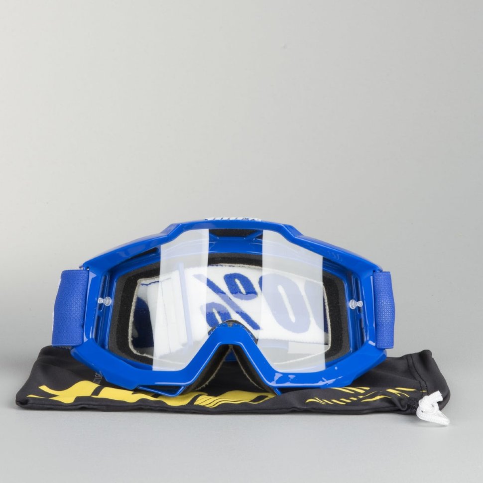 Мото очки 100% Accuri Enduro Reflex Blue Clear Dual Lens (50202-002-02)