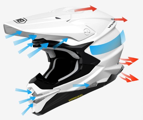 Мотошлем Shoei VFX-WR White