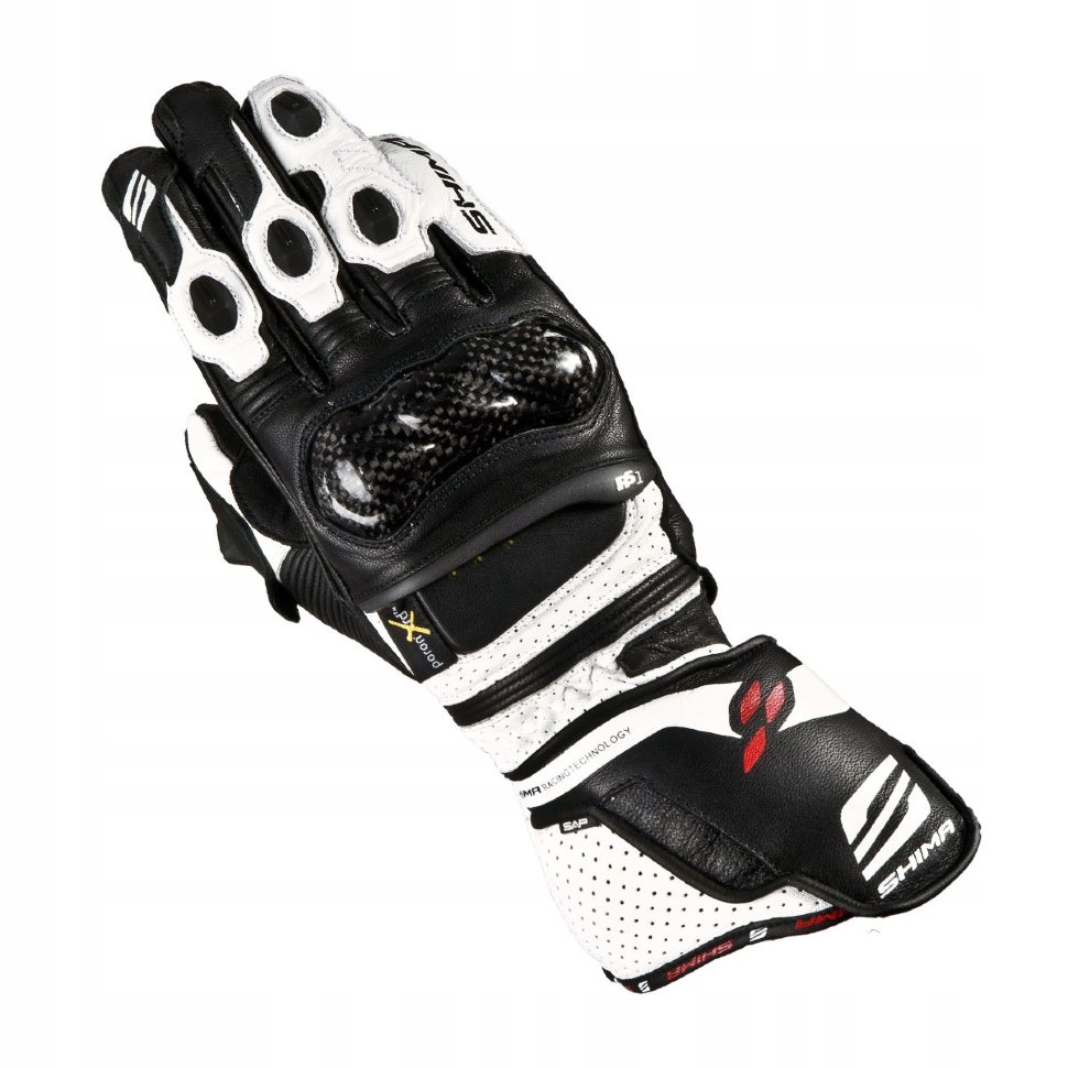 Мотоперчатки Shima RS-1 White