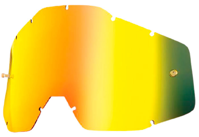 Лінза до окулярів Ride 100% Racecraft /Accuri /Strata Replacement Lens Anti-Fog Gold Mirror /Smoke (51002-009-02)