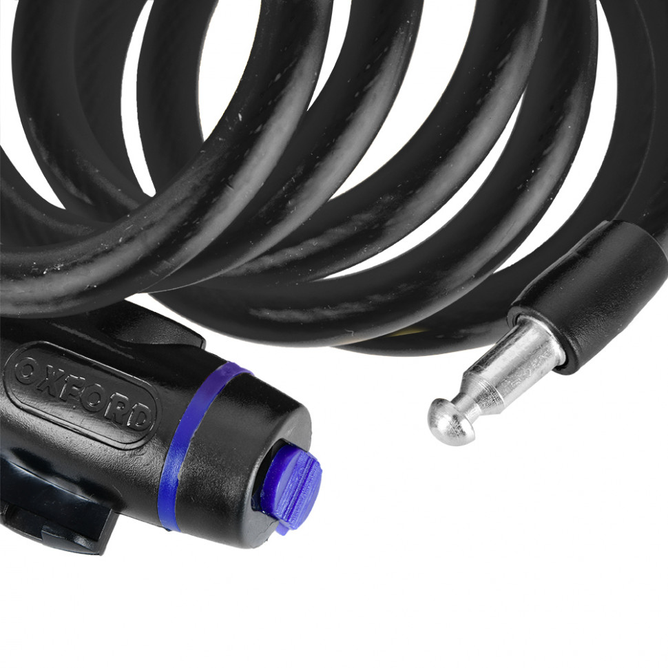 Трос противоугонный Oxford Cable Lock 12mm x 1800mm Smoke (OF246)
