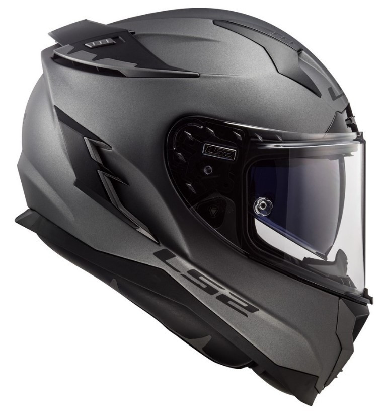 Мотошлем LS2 FF327 Challenger Solid Matt Titanium