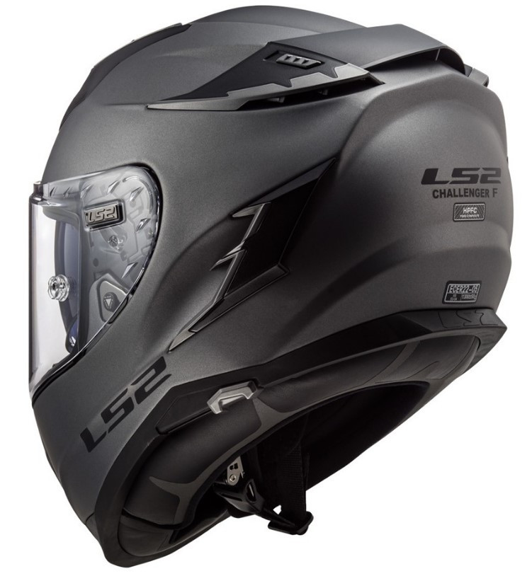 Мотошлем LS2 FF327 Challenger Solid Matt Titanium