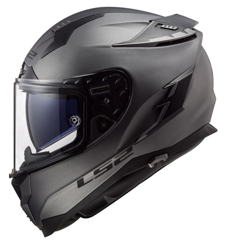 Мотошлем LS2 FF327 Challenger Solid Matt Titanium