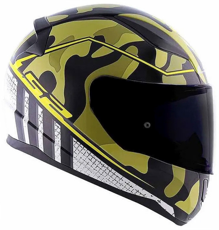 Мотошлем LS2 FF353 Rapid Bravado Yellow