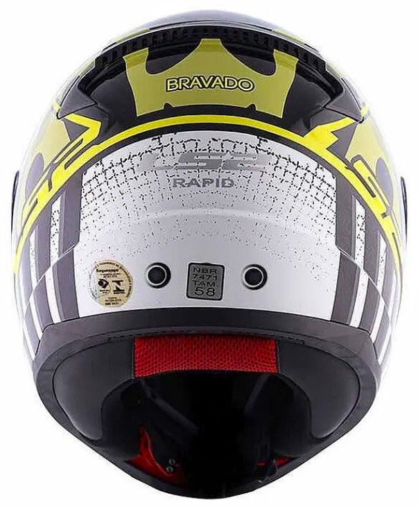 Мотошлем LS2 FF353 Rapid Bravado Yellow