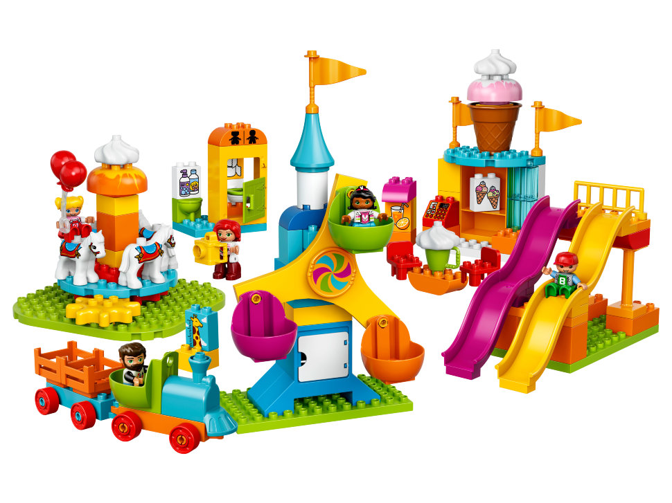Конструктор Lego Duplo: великий парк атракціонів (10840)