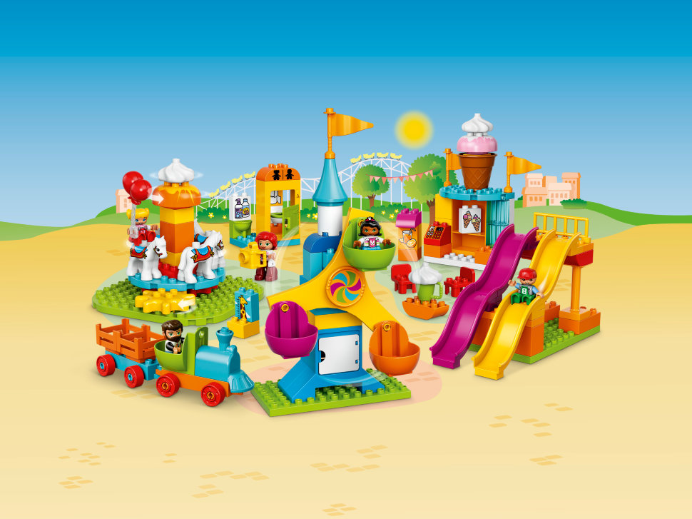 Конструктор Lego Duplo: большой парк аттракционов (10840)