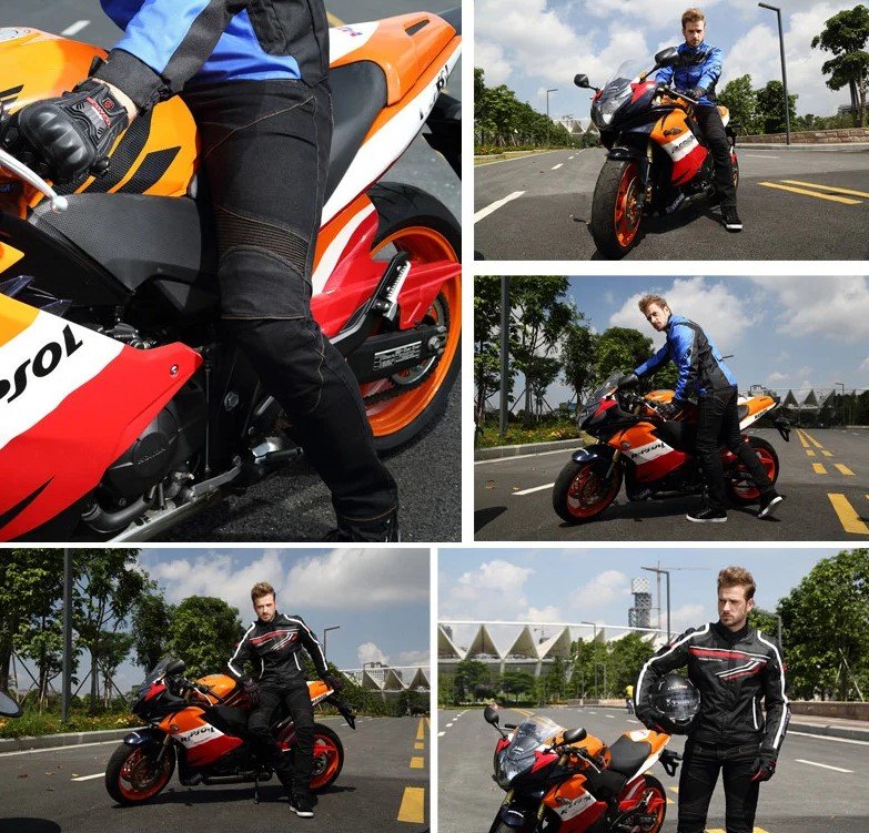 Мотоджинсы Scoyco P043 Black