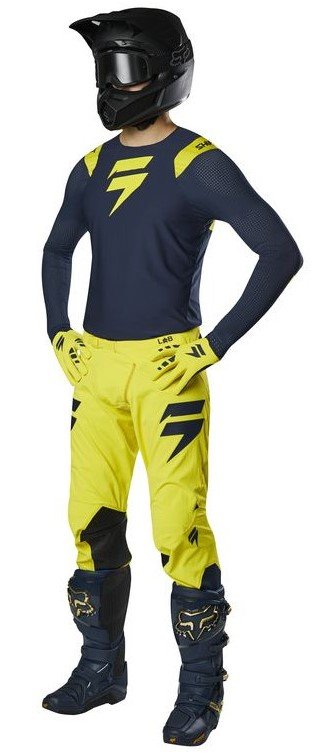Мото джерсі Shift 3lue Risen 2.0 Jersey Navy /Yellow
