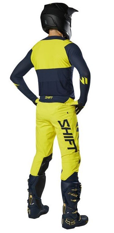 Мото джерсі Shift 3lue Risen 2.0 Jersey Navy /Yellow