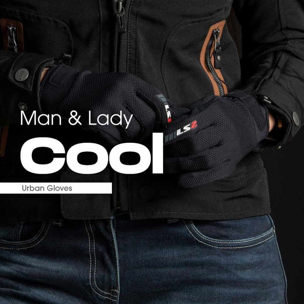 Мотоперчатки женские LS2 Cool Lady Gloves Black
