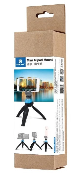 Штатив для смартфона Puluz PU365L Blue (56196)