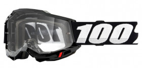 Мото очки 100% Accuri 2 OTG Goggle Black Clear Lens (50224-101-01)