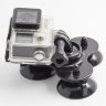 Тройная присоска компактная MSCAM Triple Suction Cup Mount для экшн камер GoPro, SJCAM