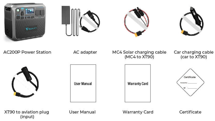 Портативная станция BLUETTI PowerOak AC200P (2000 Вт·ч / 2000 Вт)