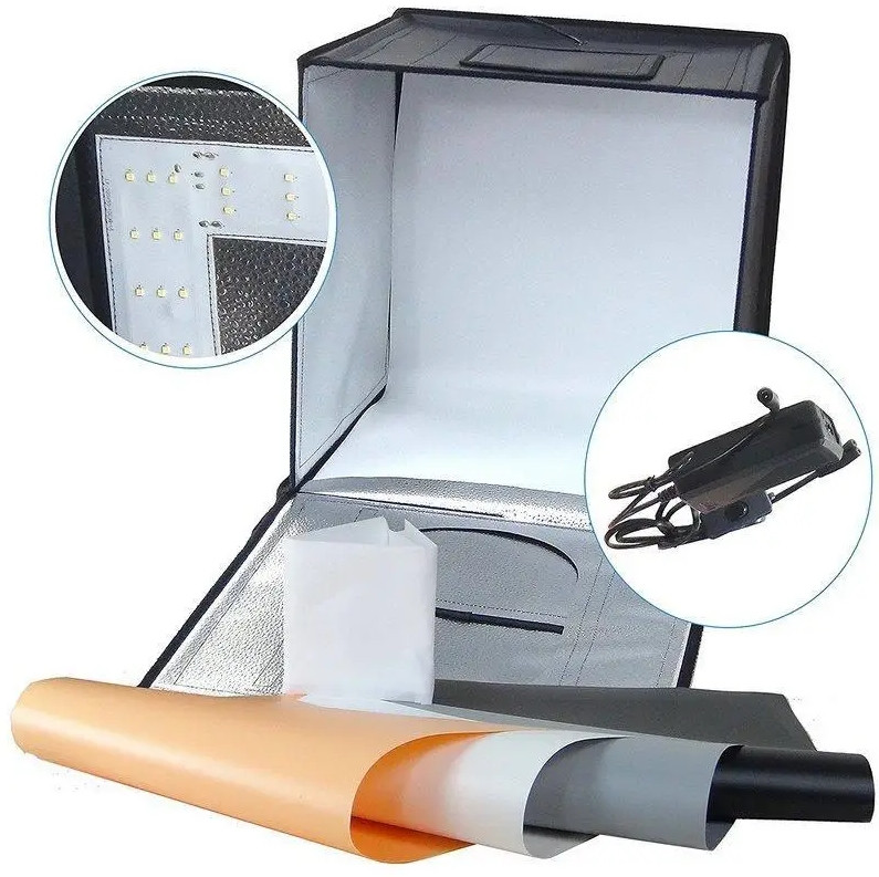 Фотобокс с подсветкой Visico LED-440 40x40x40 см.