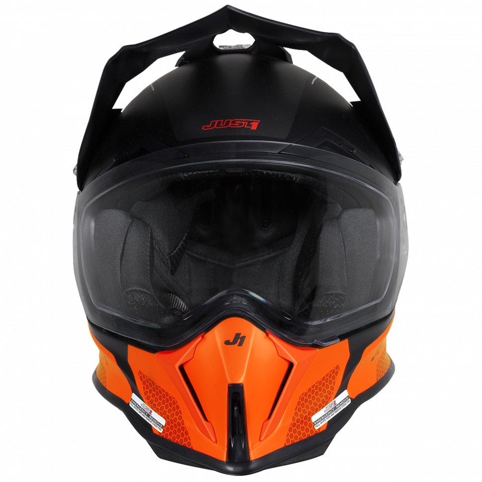 Мотошлем Just1 J14-F Elite Orange Black